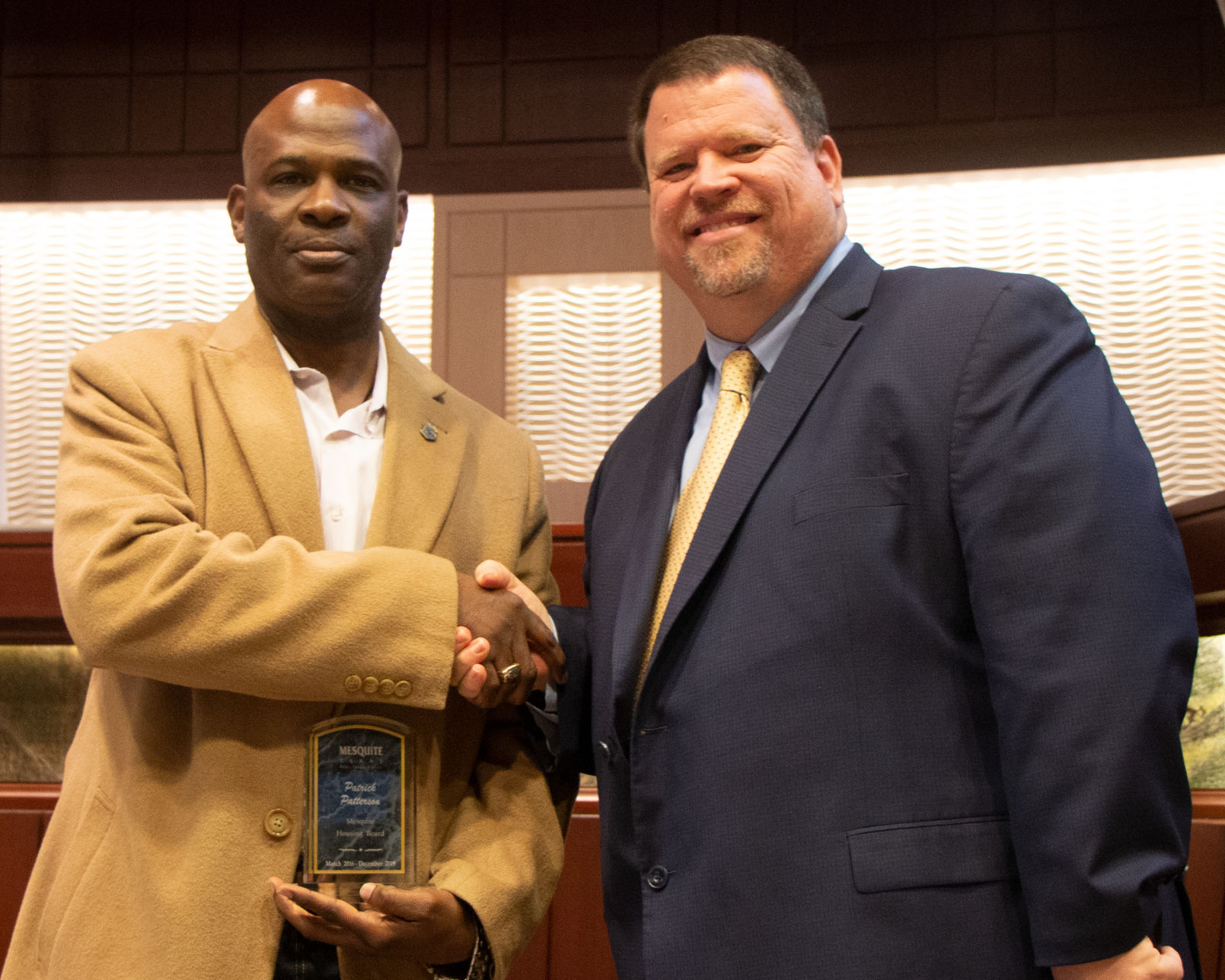 Mesquite resident recognized for service